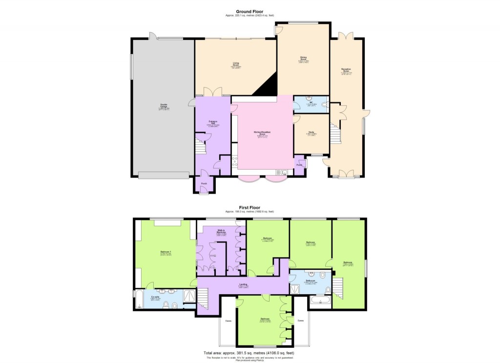 Floorplans For Potten End Hill, Water End