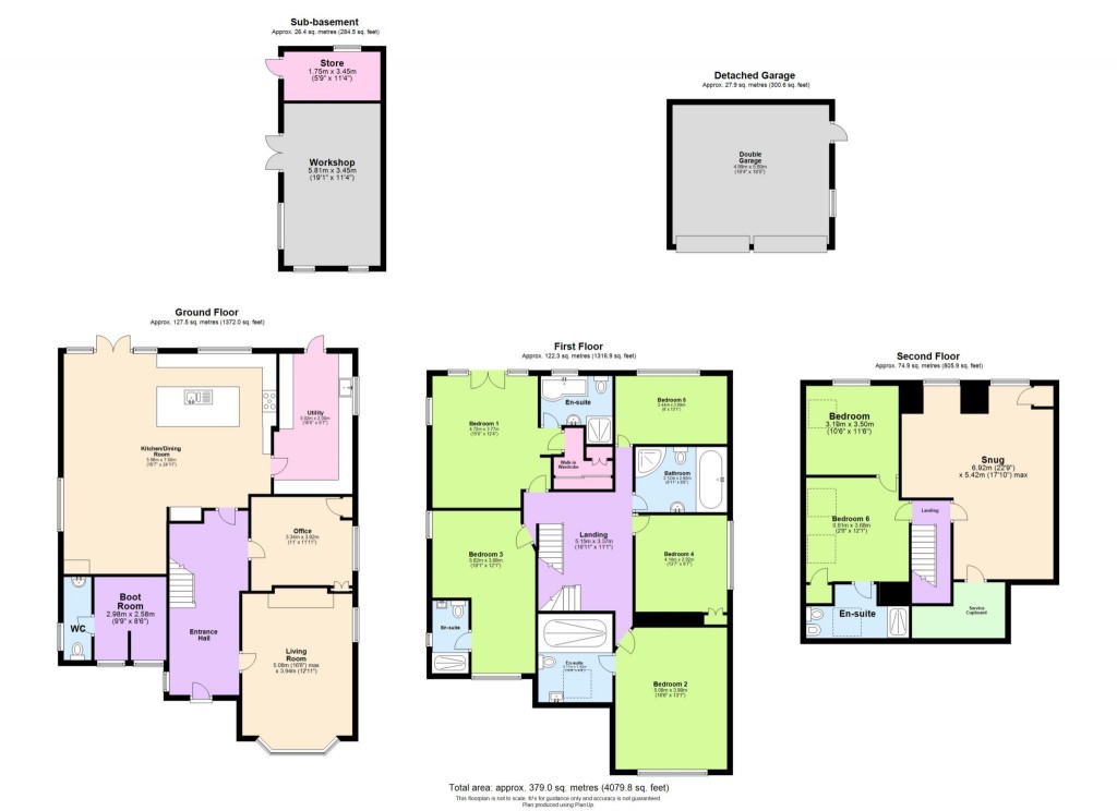 Floorplans For London Road, Bourne End